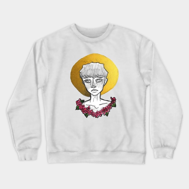 Sad boy hours Crewneck Sweatshirt by Beelixir Illustration